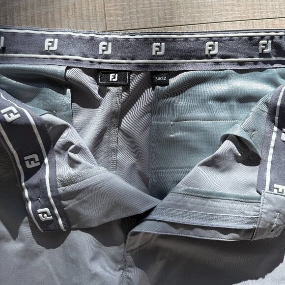 Men's Footjoy Golf Pants 34x32 Grey - Picture 2 of 4